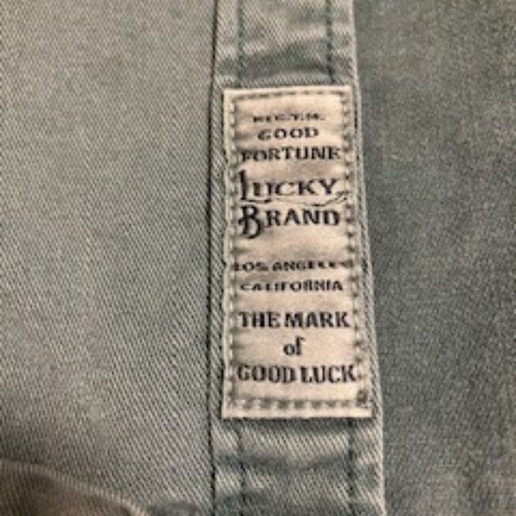 Lucky Brand Snap L/S Shirt  Size M  Classic Fit - Picture 7 of 8